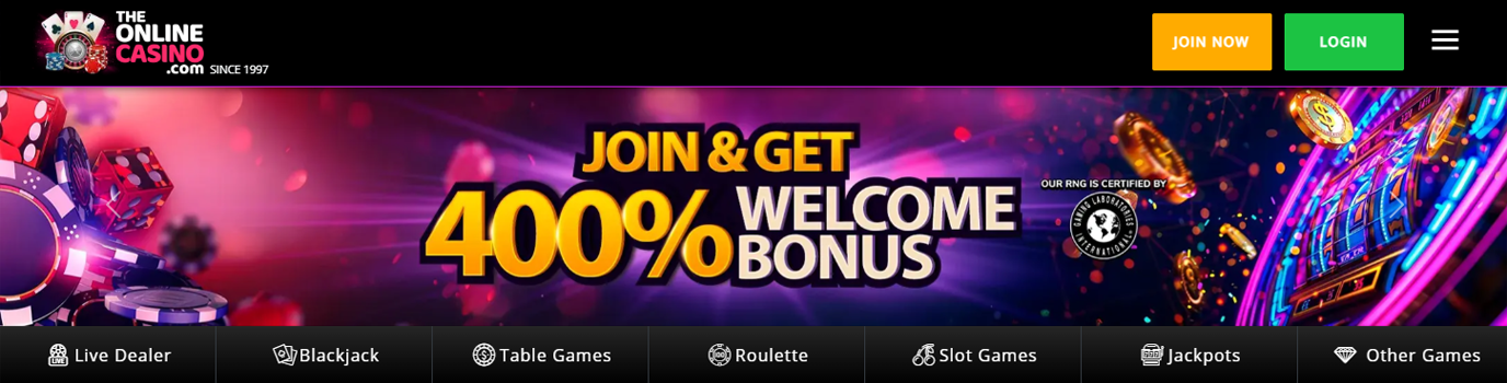Details about TheOnlineCasino – bonuses, game categories, and payments